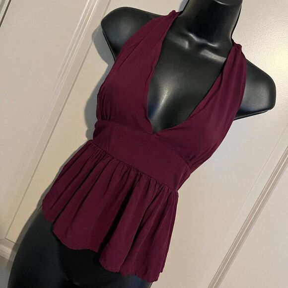 SHEIN Tops - Women’s Red Tie Top, large